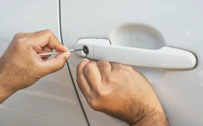car door unlocking with pick rapid and reliable automotive locksmith services in largo, fl – swift solutions for your automotive lock needs.
